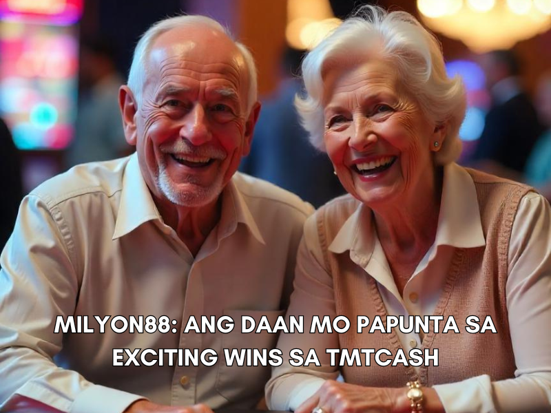 Masayang manlalaro nanalo sa live gaming table ng Milyon88 Online Casino