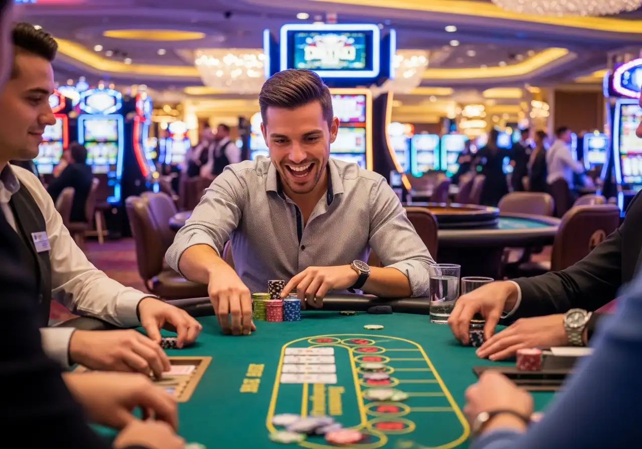 happy person play poker - pagcor online casino free 100